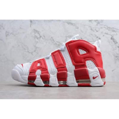 Nike Air More Uptempo Beyaz / Kırmızı Spor Ayakkabı Türkiye - 5VDY6XAC